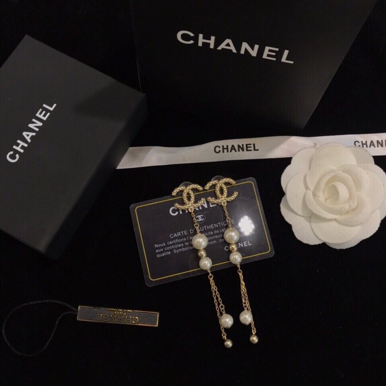 Ch*el earrings